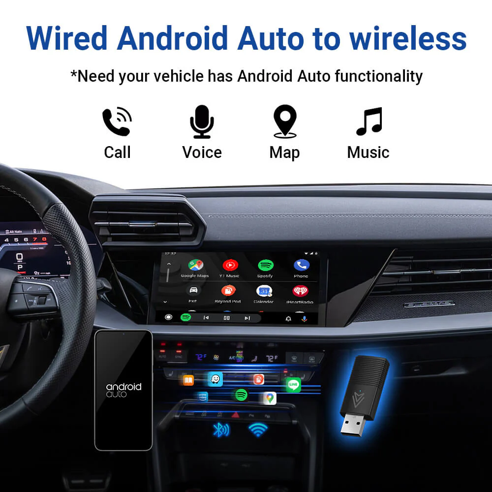 (🆕Limitare Gli Sconti)Ottocast® Mini Wireless Adattatore 2-in-1 CarPlay e Android Auto - Image 6