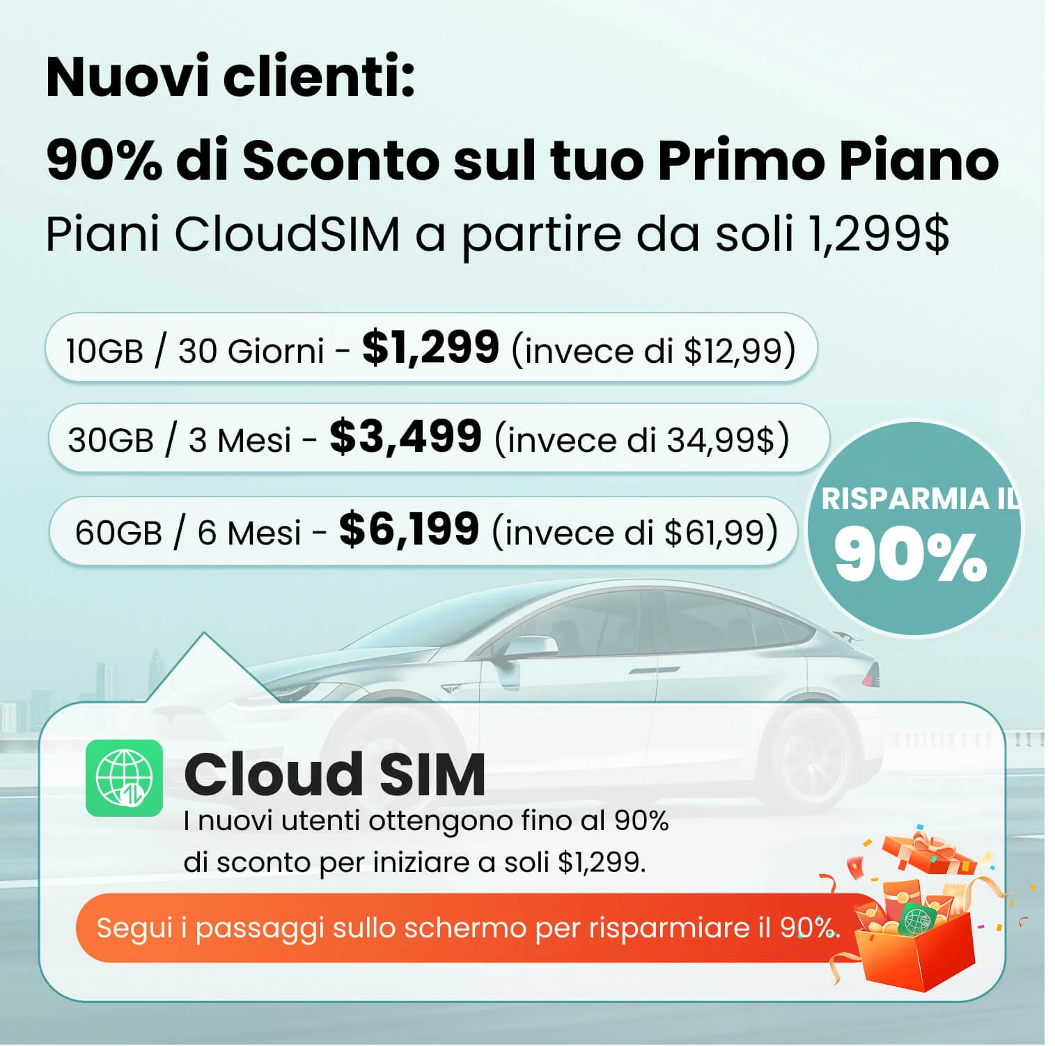 Ottocast CloudSIM - 10GB/30GB/60GB/120GB - Image 2