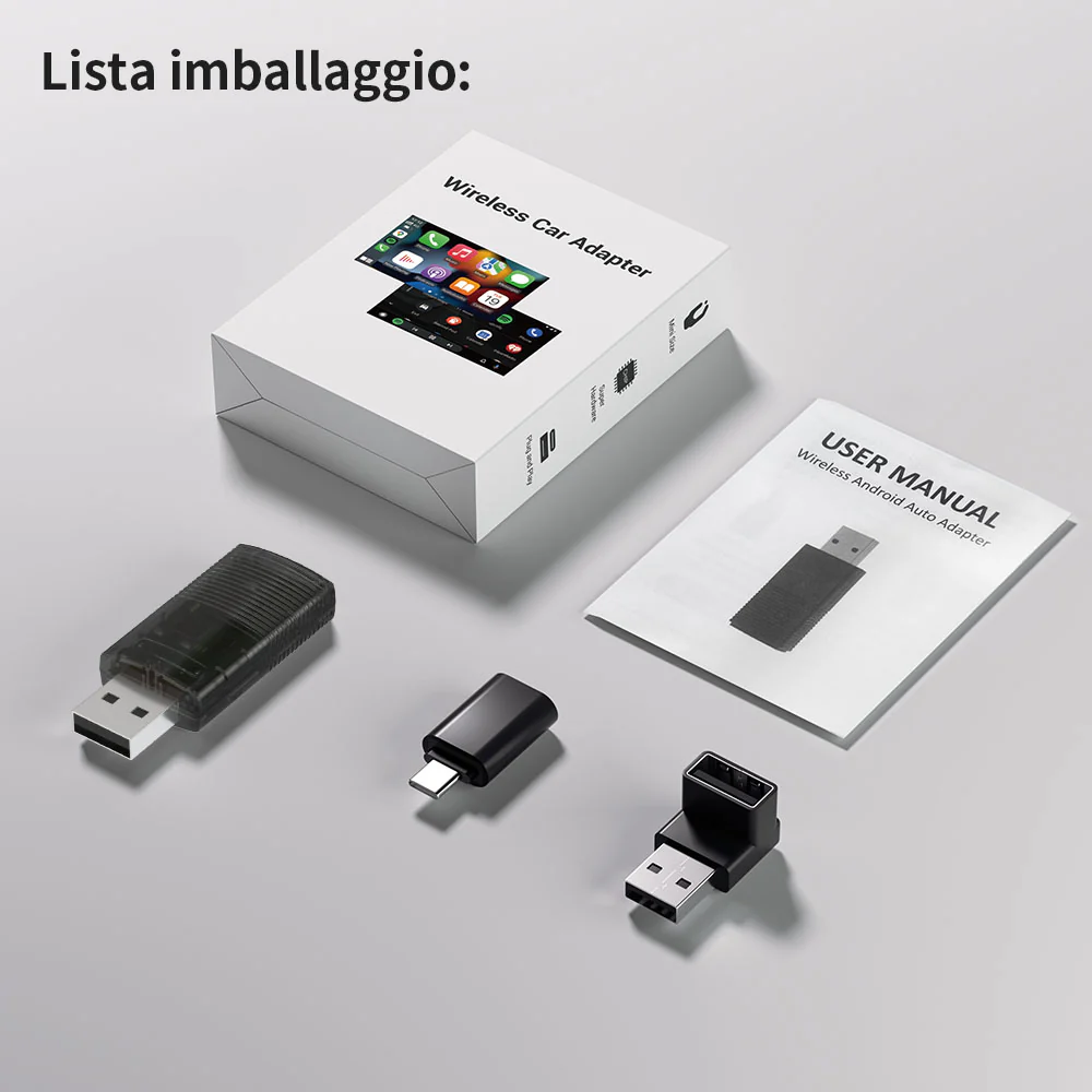 Ottocast®IT 2in1 Adattatore Wireless CarPlay E Android Auto - Image 6