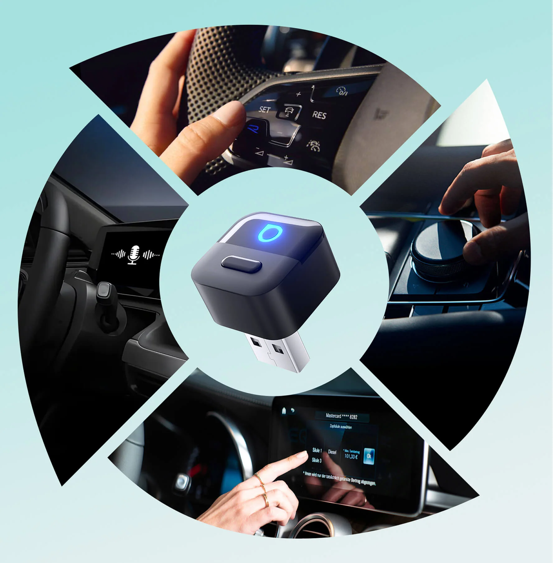 OTTOCAST®Mini Pico, adattatore CarPlay/Android Auto wireless - Image 11