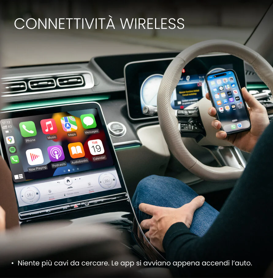 OTTOCAST®Mini Pico, adattatore CarPlay/Android Auto wireless - Image 4