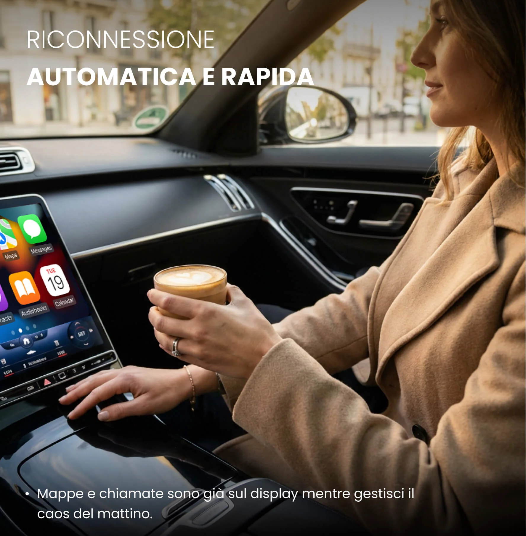 OTTOCAST®Mini Pico, adattatore CarPlay/Android Auto wireless - Image 7