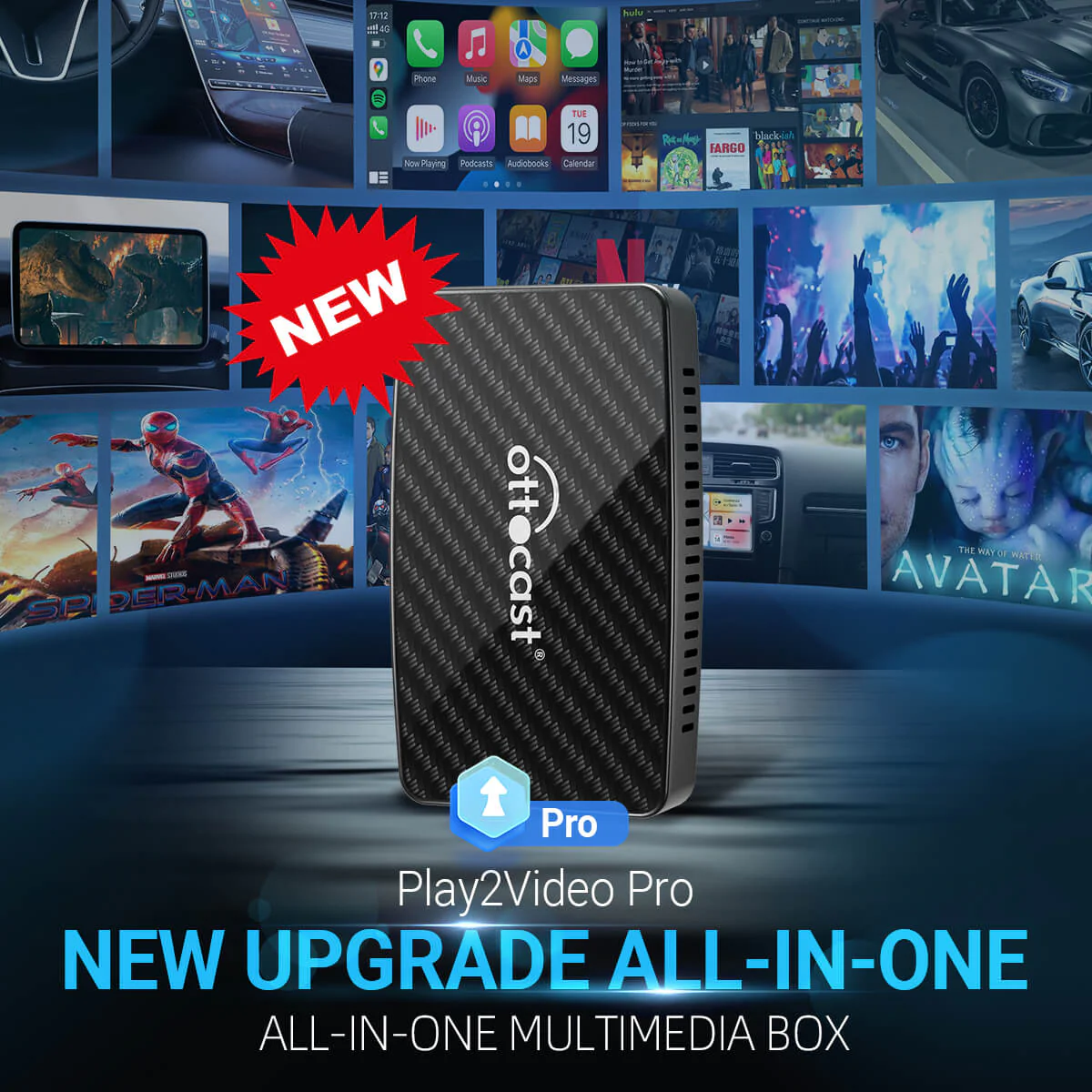 (🎁Sconto del 40% per un tempo limitato)  Play2Video Pro Adattatore 3 in 1 con YouTube e Netflix - Image 2