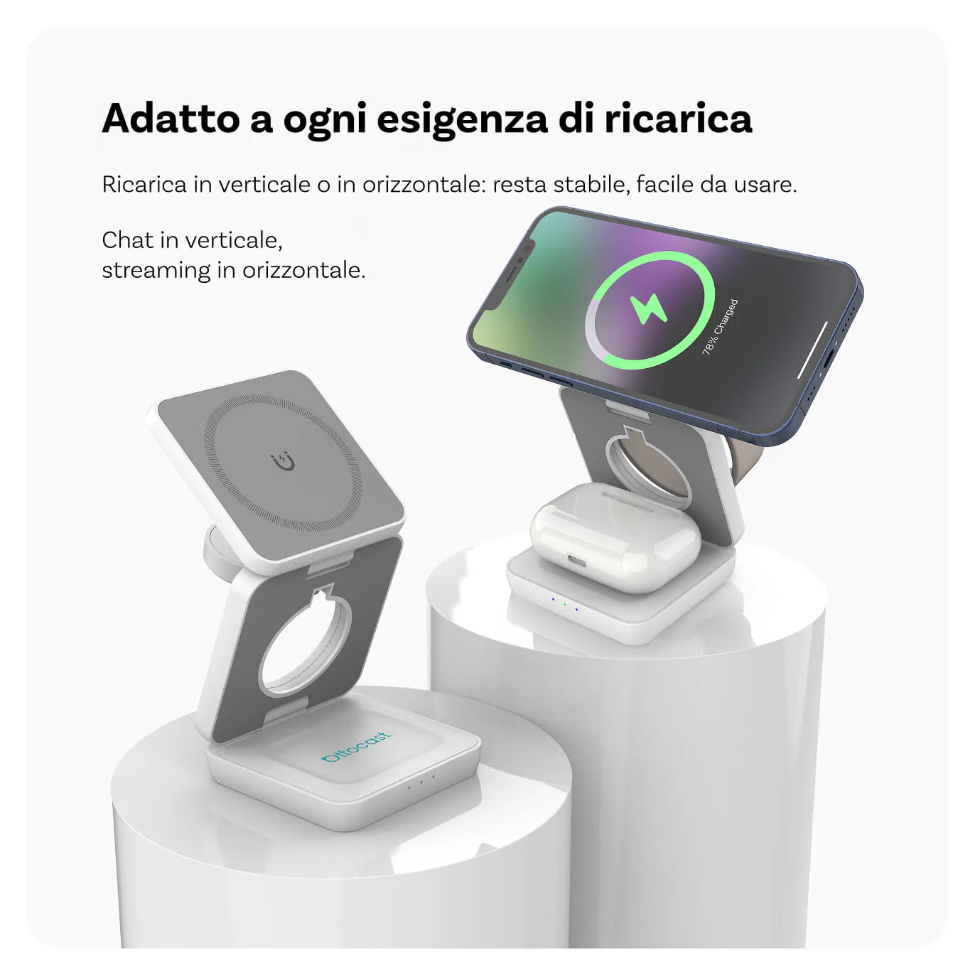 Stazione di ricarica wireless magnetica - Image 3