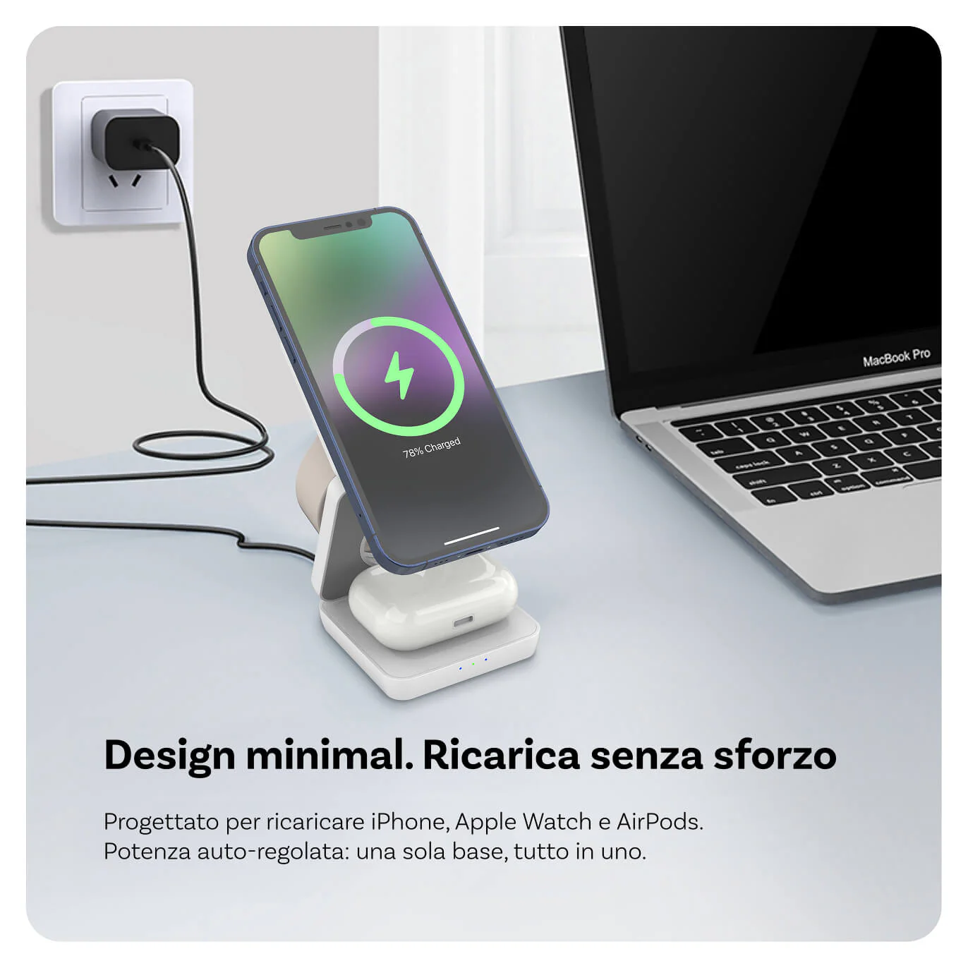 Stazione di ricarica wireless magnetica - Image 4