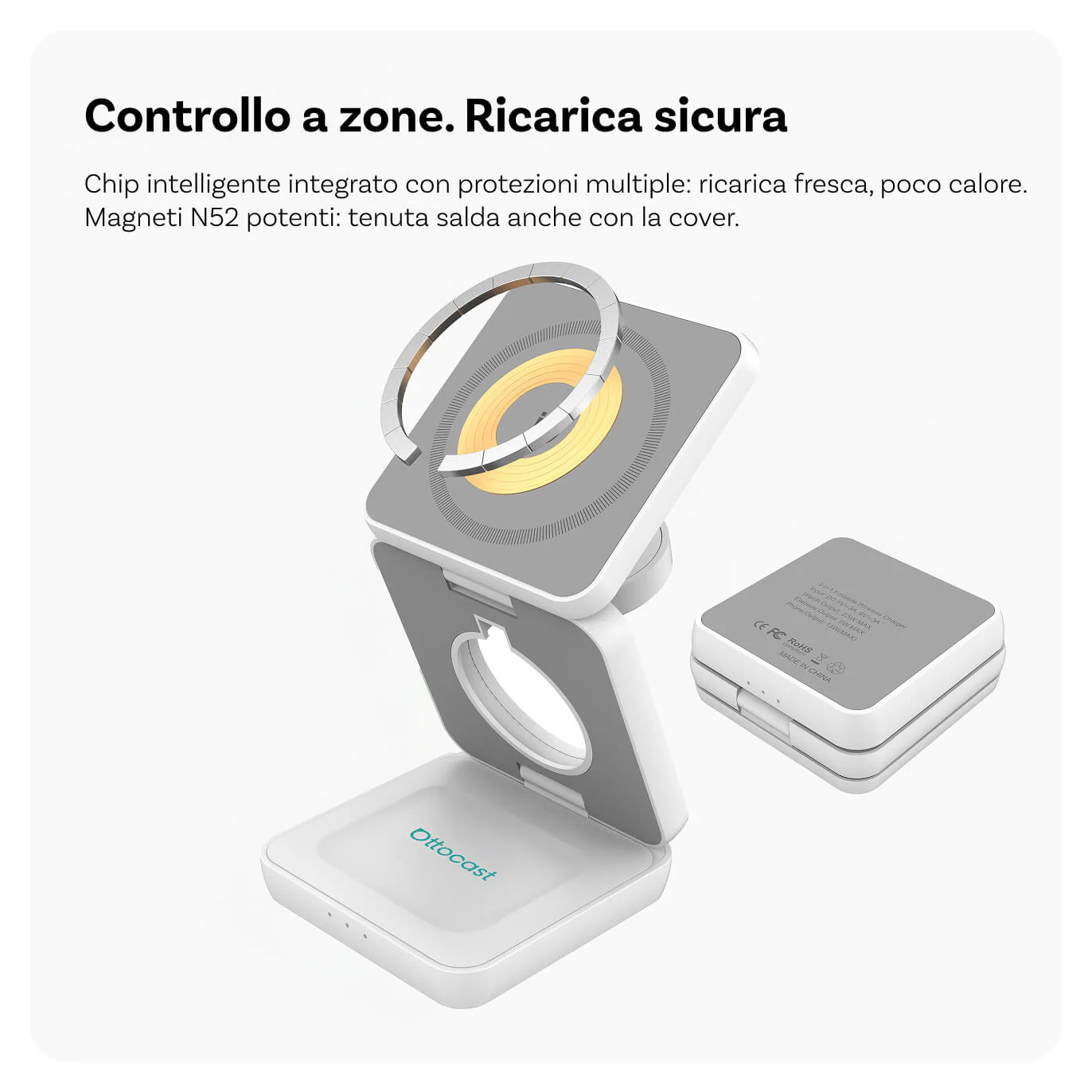 Stazione di ricarica wireless magnetica - Image 5